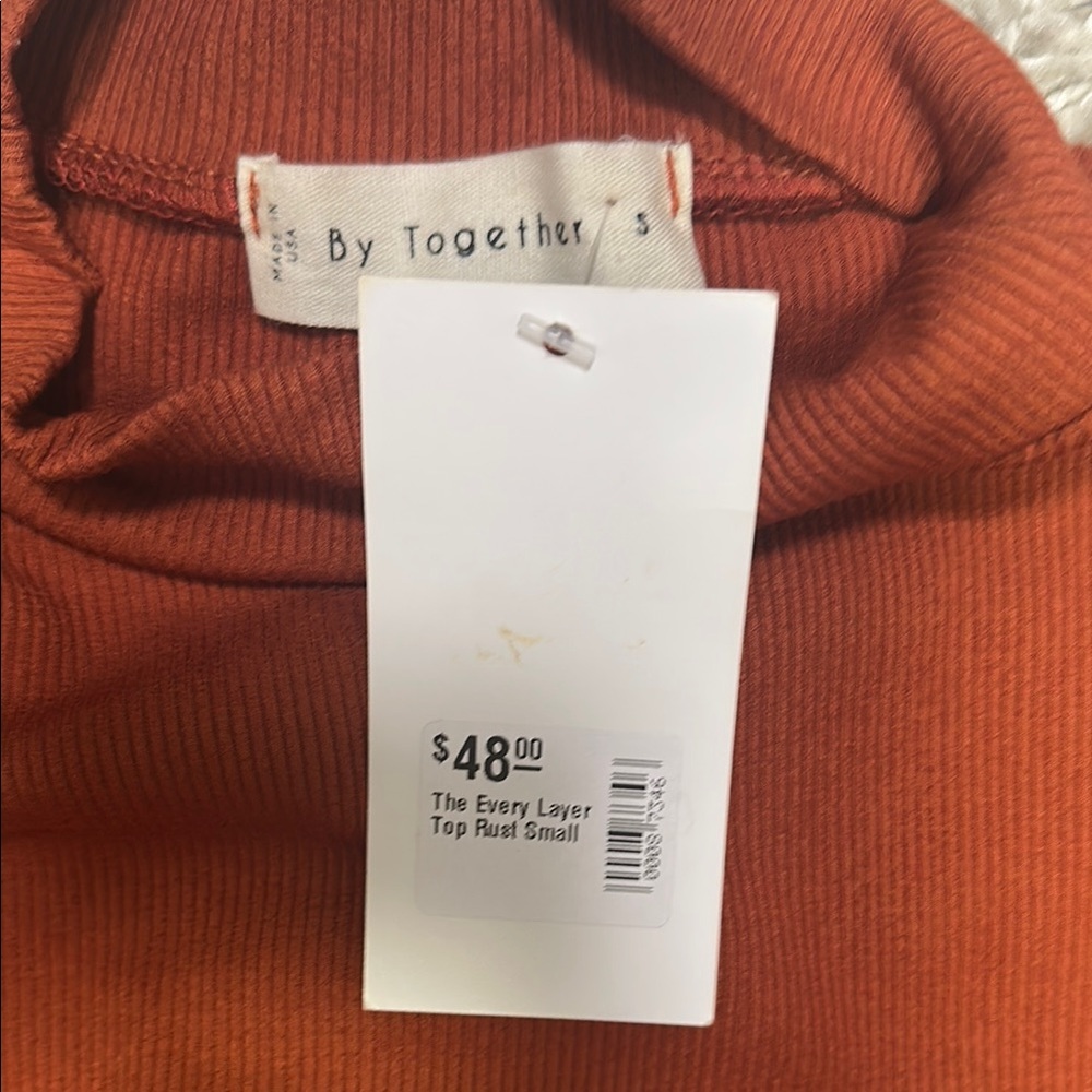 Women's Rust Long Sleeve Top - Picture 2 of 5